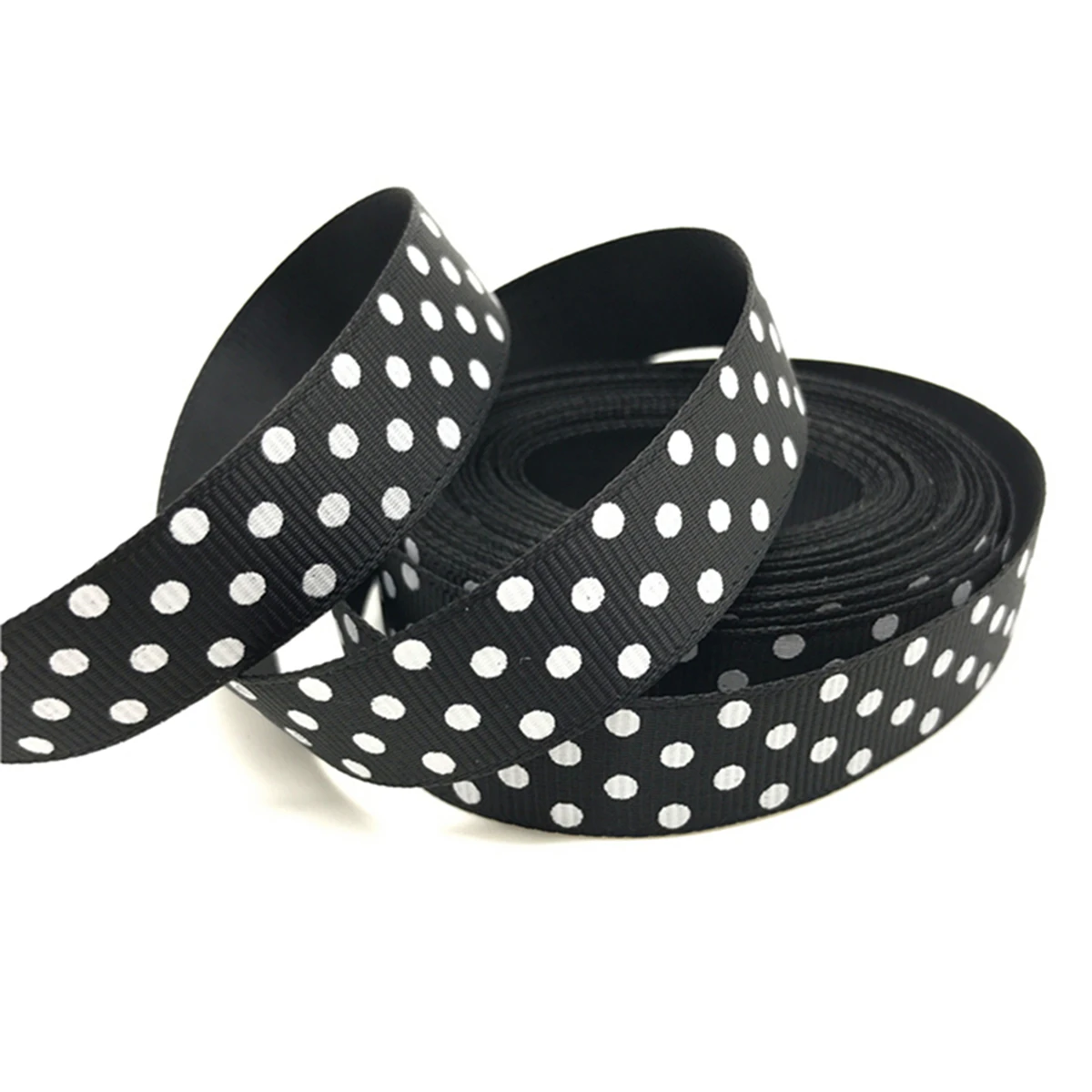 5Yards/Lot 5/8&quot 15mm Ribbon Grosgrain Printing Polka Dots Hair Bow Wedding Christmas Decoration Polyester DIY Sewing | Дом и сад