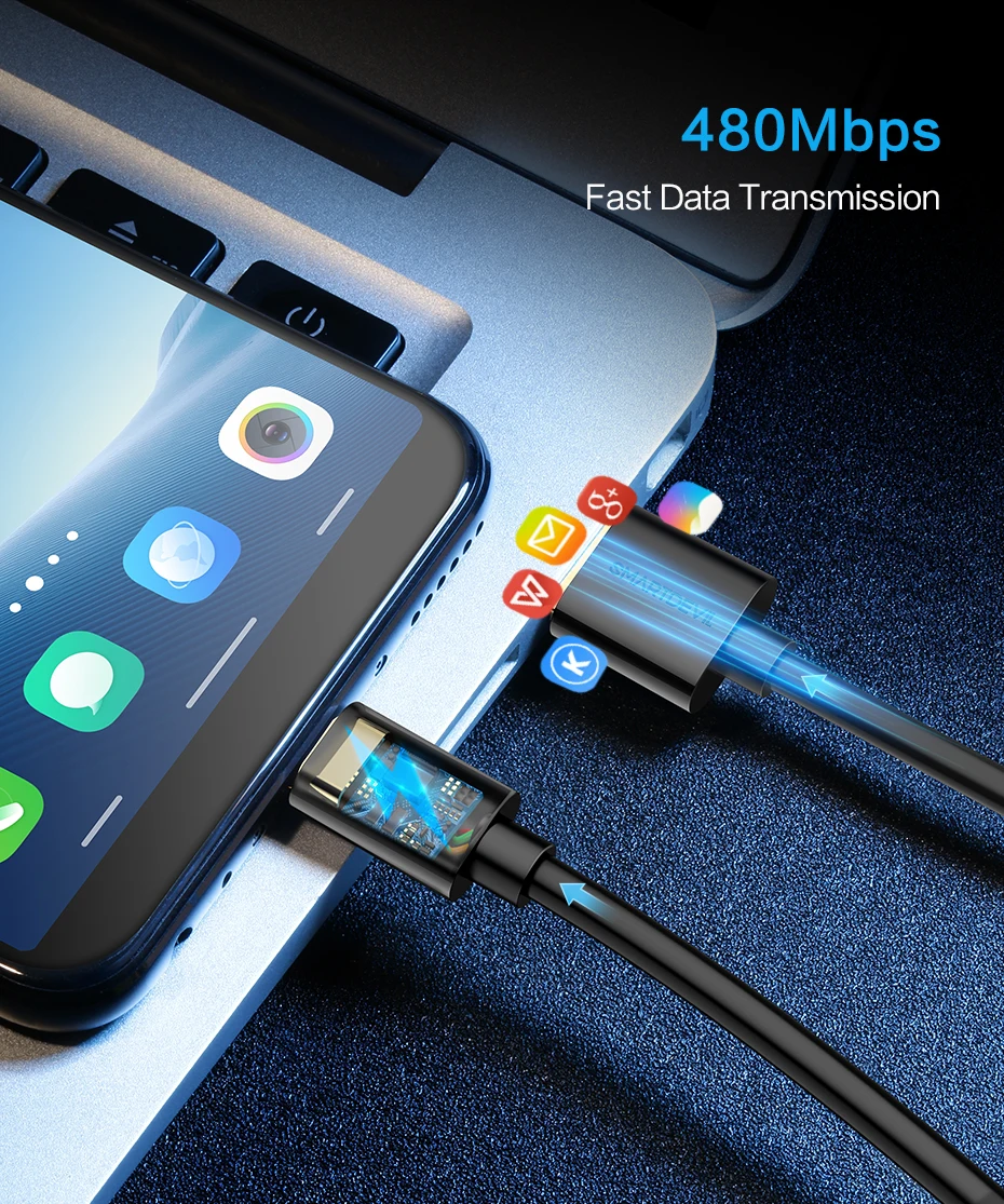 Кабель Micro USB для быстрой зарядки SmartDevil 3A для huawei Xiaomi power Bank зарядное устройство Android мобильный телефон компьютерный кабель для передачи данных