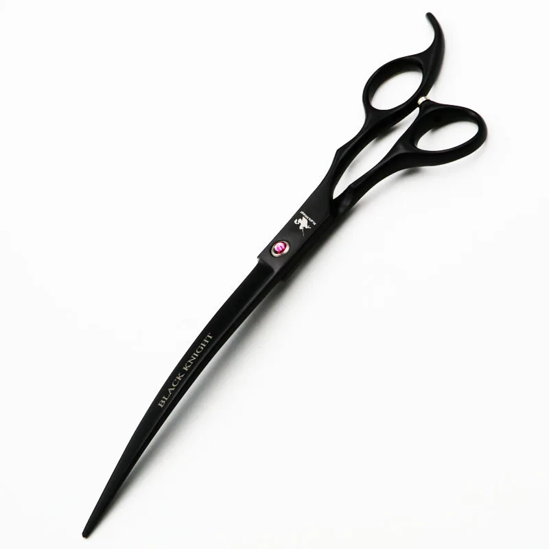 Pet Scissors 8&quot Downward Curved Grooming Professional Black Shears Barber Using Dogs &amp Cats | Дом и сад