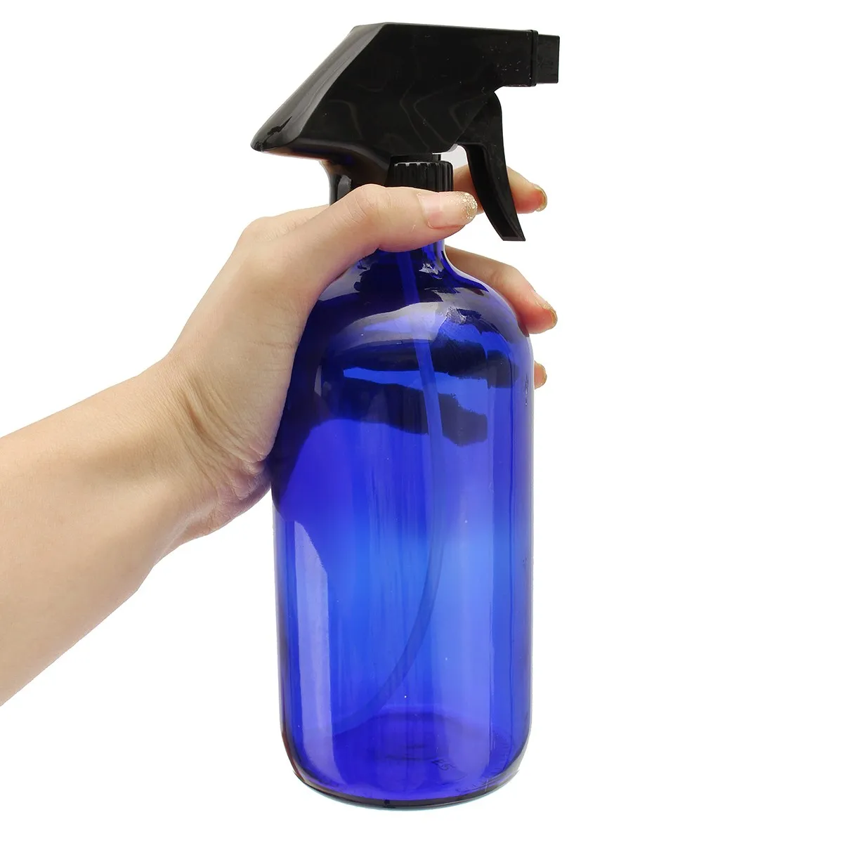 Синий стеклянный флакон с распылителем 250 мл 500 мл|water bottle container|bottle containerspray |