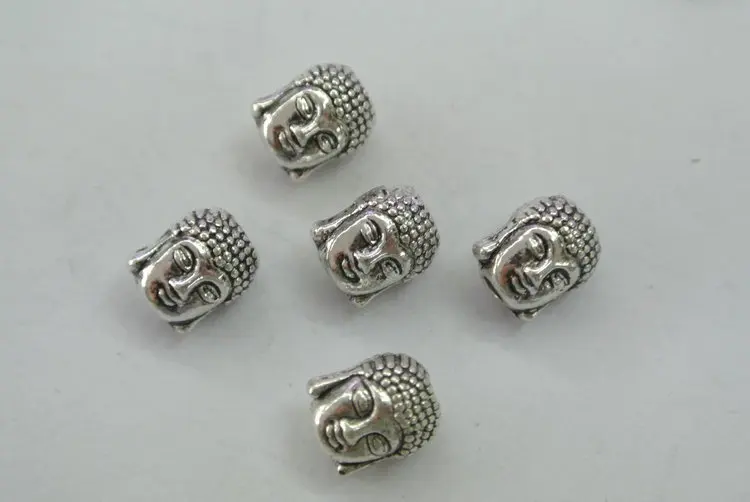 2 шт./Лот двусторонняя металлическая деталь 8 х10 мм|metal spacer|buddha headloose beads |
