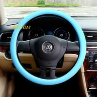 hot sales high quality 100 silicone rubber automobile car steering wheel cover