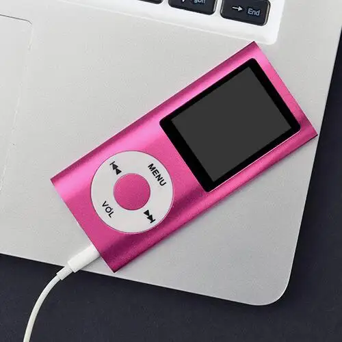 1," TFT lcd Mp3 музыкальный плеер fm-рекордер с внешней вставкой TF/SD слот HIFI Sport Walkman Aux muziek цифровые плееры+ ридер - Цвет: Розовый