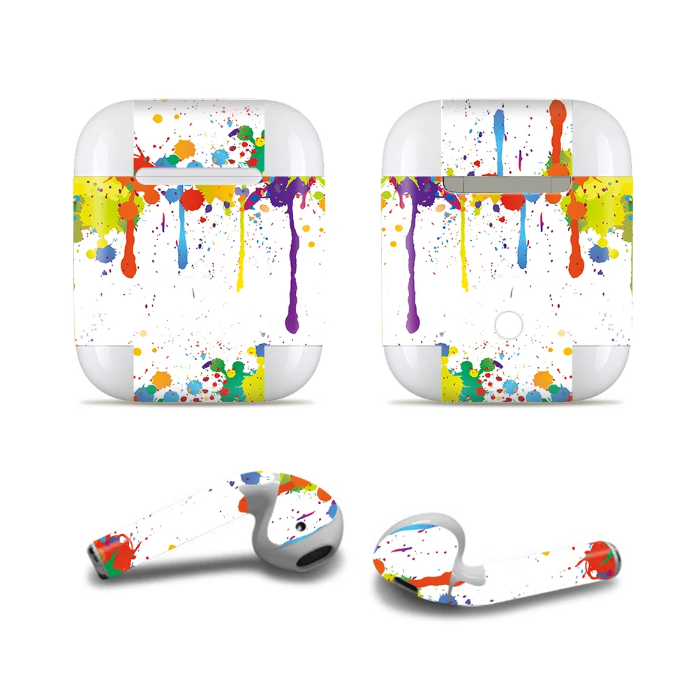 Наклейка GOOYIYO Flora для Apple AirPods 2 Наушники с беспроводной зарядной коробкой кожа