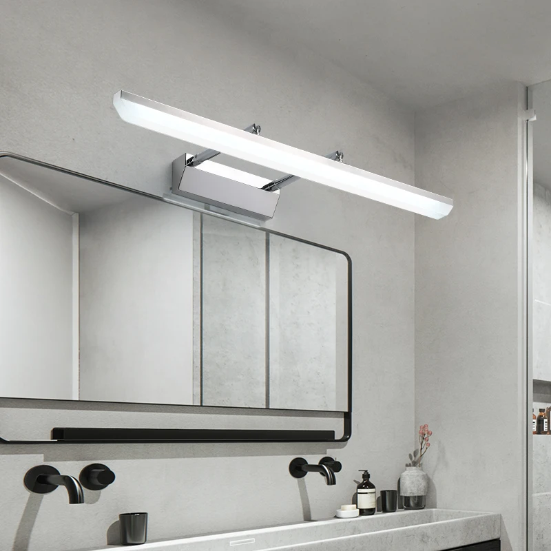 Lighting mirror headlights bathroom simple modern 180 degree rotating led waterproof anti-fog cabinet lighting | Освещение