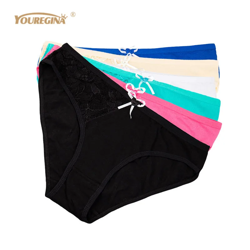 YOUREGINA женское нижнее белье трусики женские бесшовные Femme хлопковые кружевные