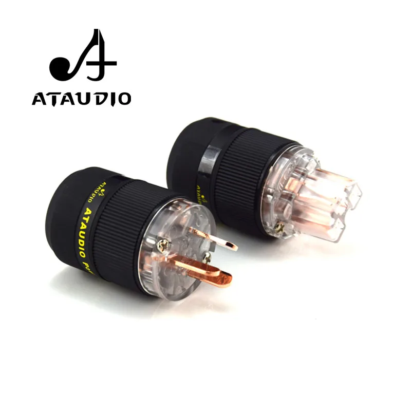 ATAUDIO Hifi Разъем питания одна пара GB разъем + гнездовой IEC|Коннекторы и разъёмы| |