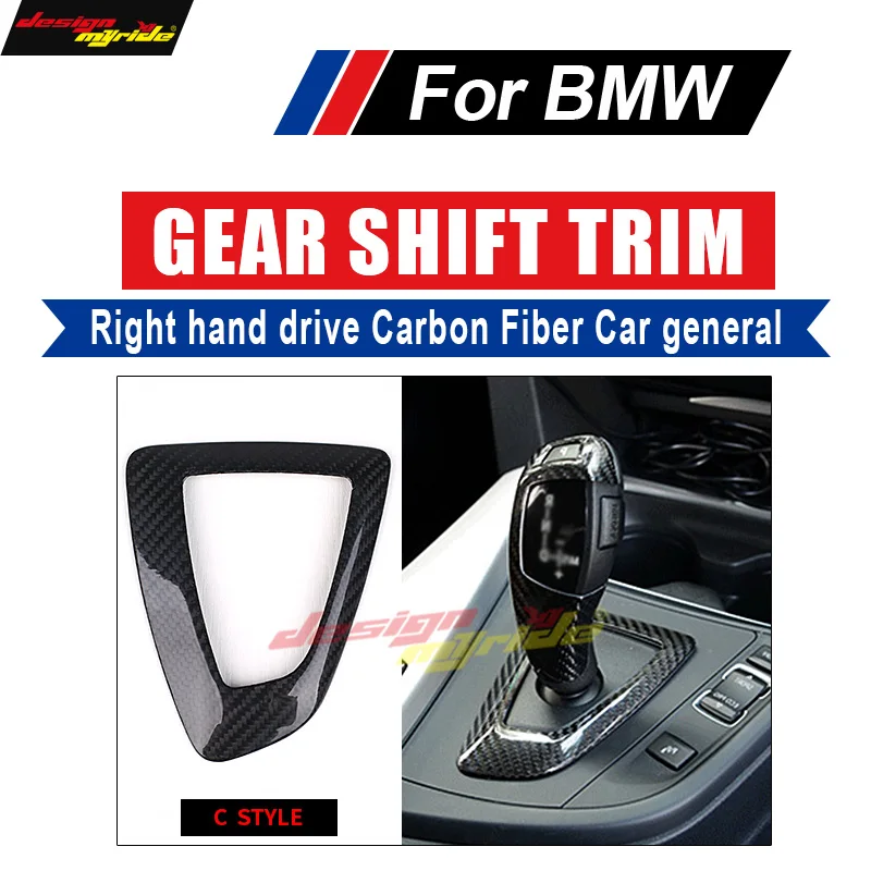 Для BMW E46 E90 E92 E93 F30 F35 правый руль автомобиля genneral Gear Shift Surround Cover interior trim C Style 340i 335i 330i