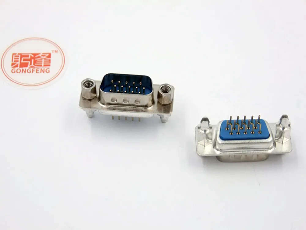 100 шт. Новый DB15/VGA разъем мужской ремень безопасности фиксированные винты