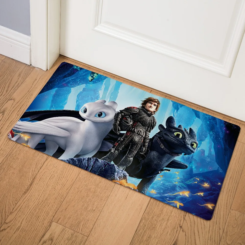 Как приручить дракона Deadly Nadder Print Коврик для двери стелька для кухни ковер для дома и улицы Добро пожаловать в ванную комнату Нескользящие коврики