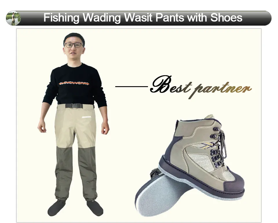 Оригинальные JEERKOOL Fly Fishing резиновые сапоги для охоты и рыбалки войлочная Подошва и пояс для брюк водонепроницаемый охотничий костюм комбинезоны болотные сапоги для верховой езды