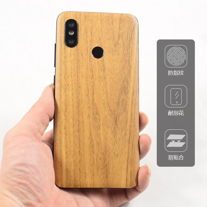 Задняя пленка для Xiaomi Mi 8 Lite SE Наклейка ультра тонкая деревянная Защитная экрана