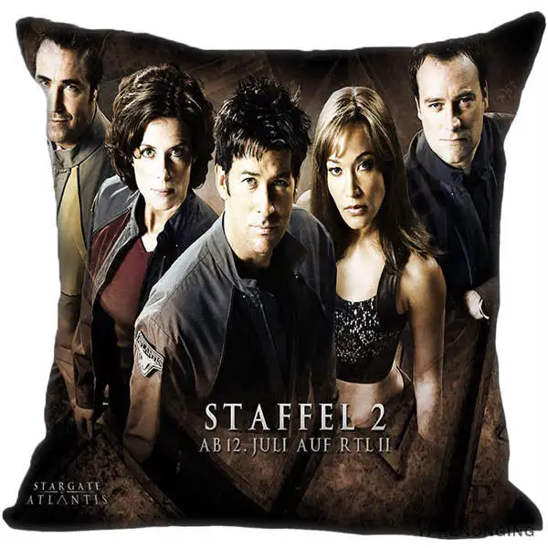 Square Pillowcases Изготовленная на заказ декоративная наволочка Sga старгейт Атлантис квадратном каблуке на молнии, накидка для подушки, лучший подарок 35X35,40x40,45x45 см(с одной стороны) 180516-59 - Цвет: Square Pillowcases