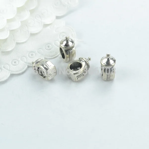 50 шт. металлический браслет из тибетского серебра амулеты для детских бутылочек