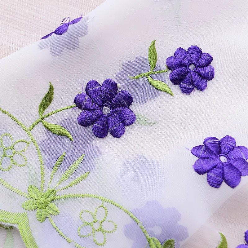 80 см ширина вышитая газовая вуаль отвесные римские шторы скрининг на окна для