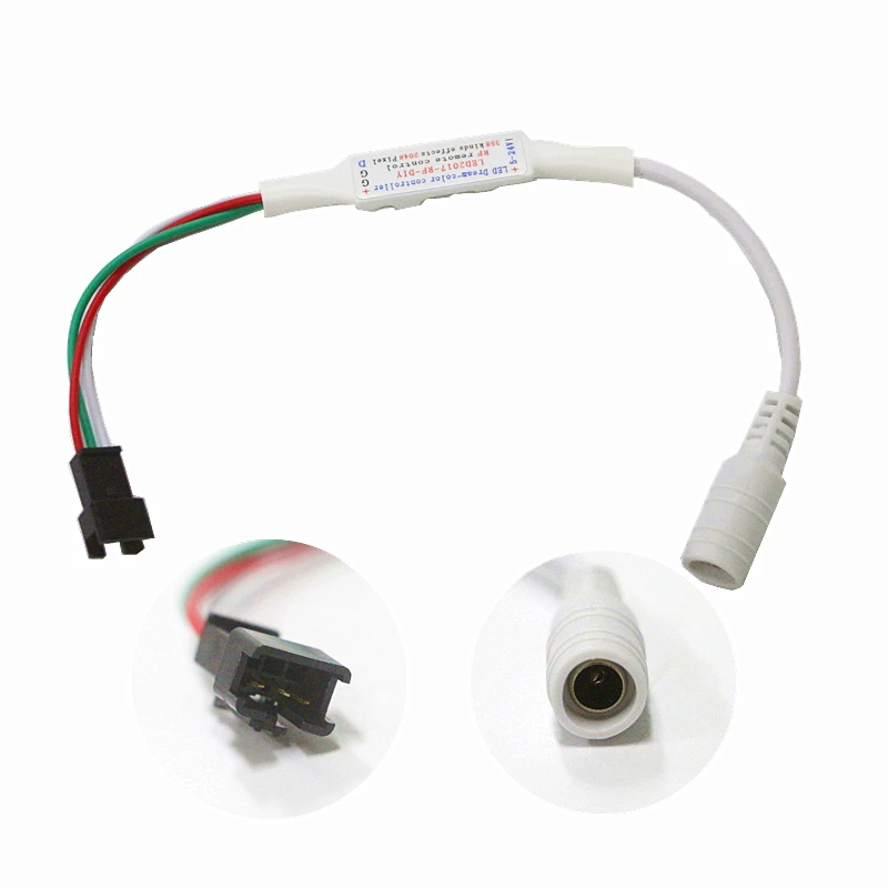 DC5-24V 358 вида воздействия 2048 Пиксели 17Key RF DIY Мечта Цвет светодиодный пульт дистанционного управления для 5V 12V пикселей Светодиодные ленты/модули/Панель