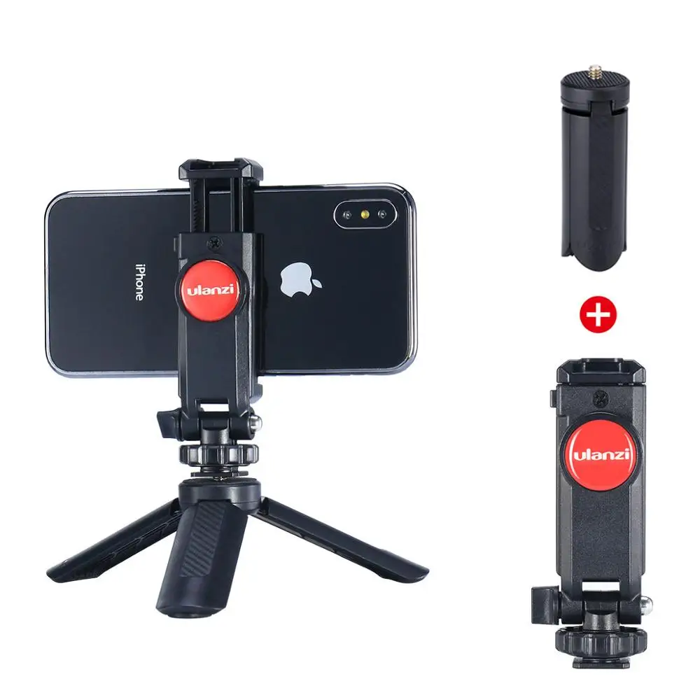 ST-06 Mini Tripod Ulanzi, ST-06, камера, горячий башмак, держатель для телефона, вертикальная съемка, Гибкий Монитор, телефон Moun, Холодный башмак, крепление для телефона, светодиодный микрофон - Цвет: ST-06 Mini Tripod