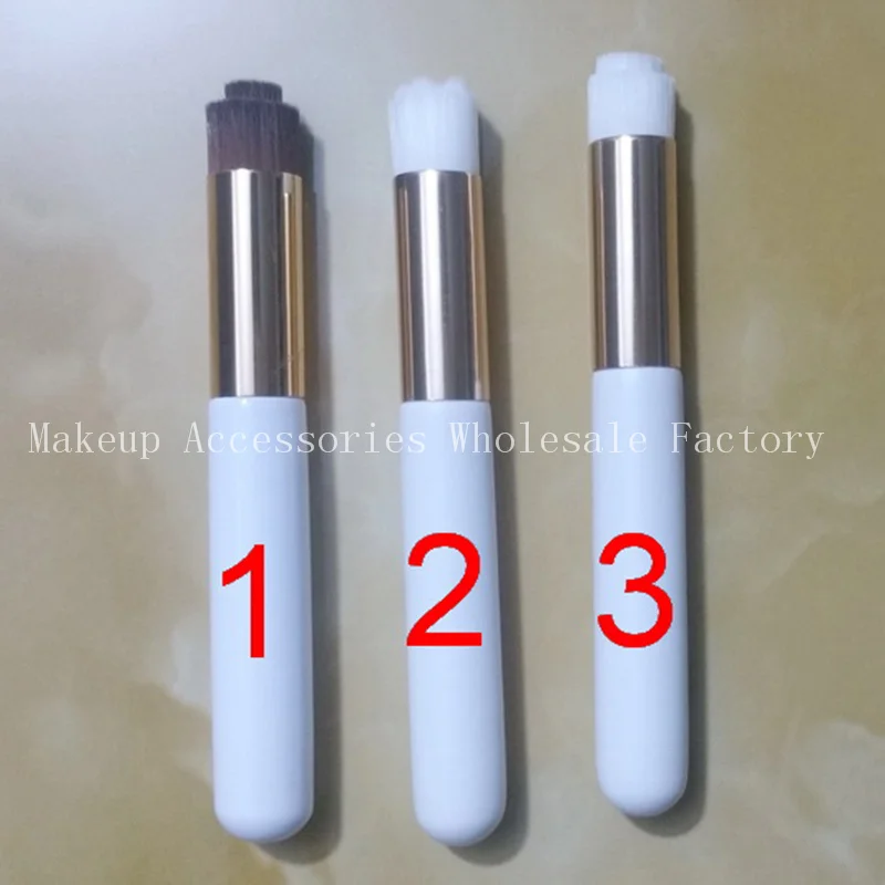 Лидер продаж 50 шт в наборе Макияж Кисть Нос Триммер щеточка для чистки кистей