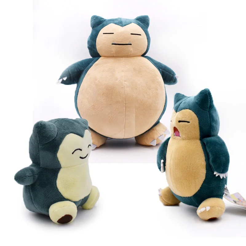 3 вида стилей Аниме мультфильм Плюшевые Peluche кукла Snorlax мягкая горячая игрушка отличный рождественский подарок для детей