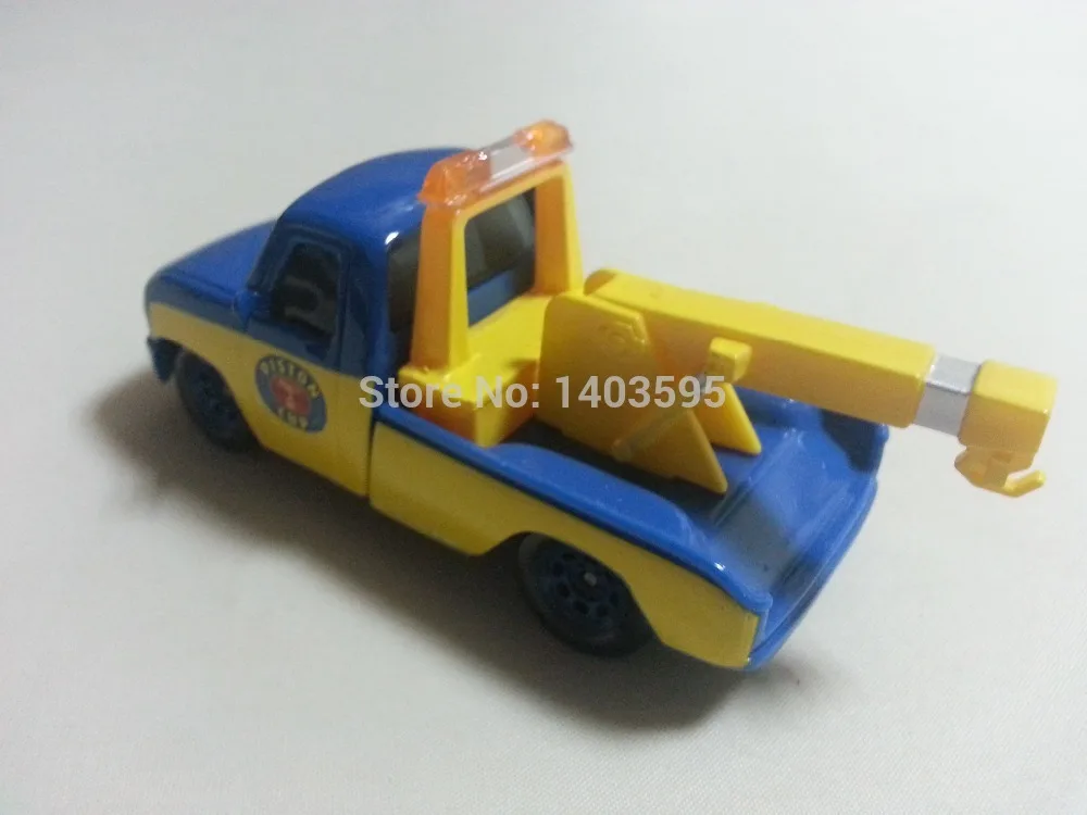 Pixar Cars Race Эвакуатор Том Металл Литья Под Давлением Игрушечных Автомобилей 1:55