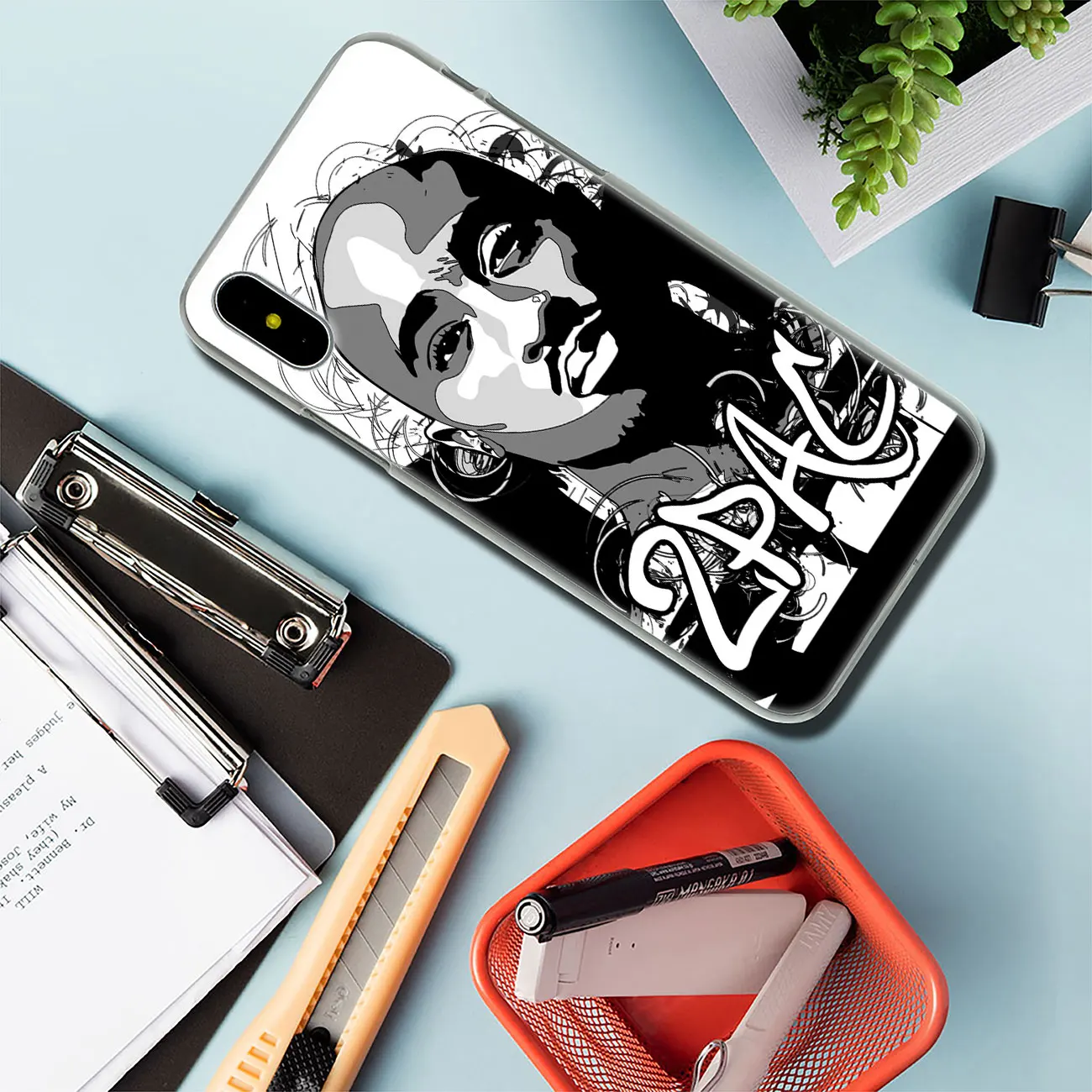 Твердый чехол для телефона Lavaza singer 2pac tupac Crown 2 pac Rap iPhone XR X XS 11 Pro Max 10 7 8 6S 5 5S SE 4S 4 |