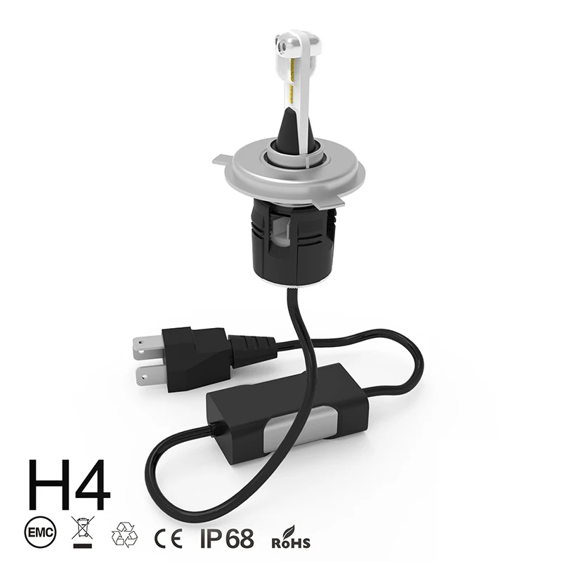 JKCOVER H3 автомобильный головной светильник s лампы H4 светодиодный H13 H11 H1 9004 9005 9006 9007