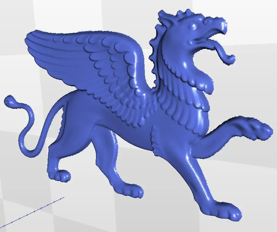 

3d relief model griffin_1 for cnc in STL file