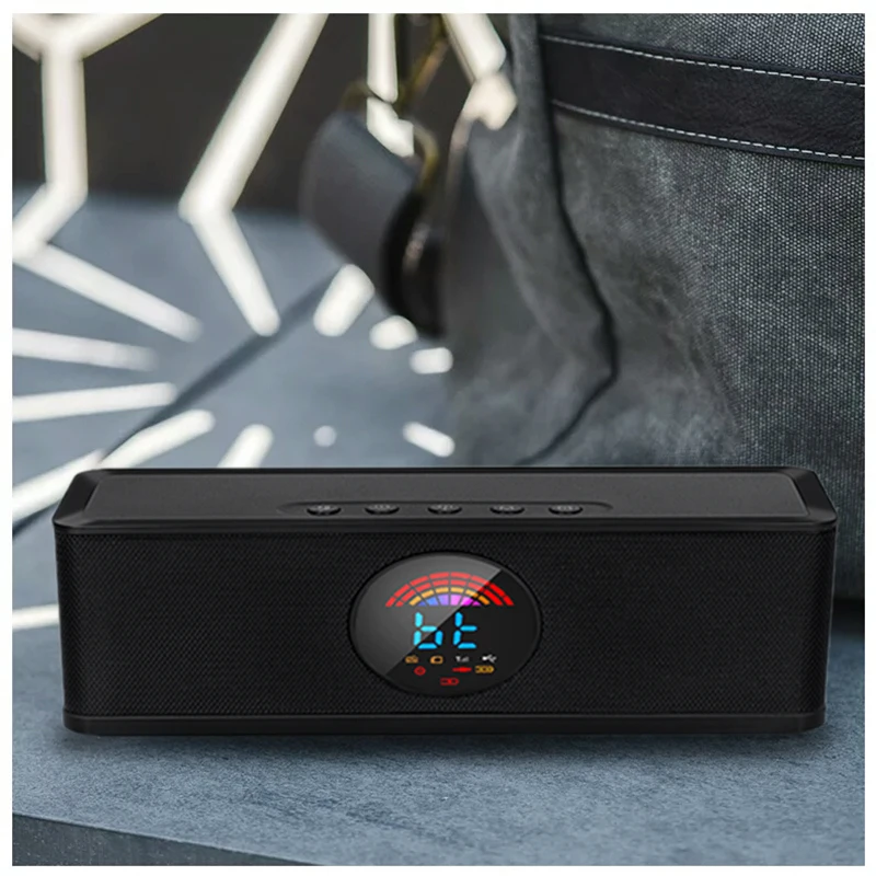 Портативный цветной ЖК дисплей Bluetooth динамик превосходное качество звука мини