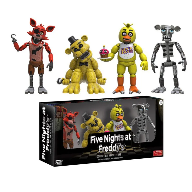 4 шт./лот 5 см фигурки в упаковке FNAF игрушки модели куклы|Игровые и трансформеры| |