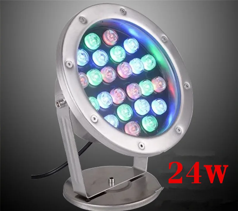 Светодиодный подводный светильник 18 Вт RGB меняющий цвет DMX512 IP68 водонепроницаемый