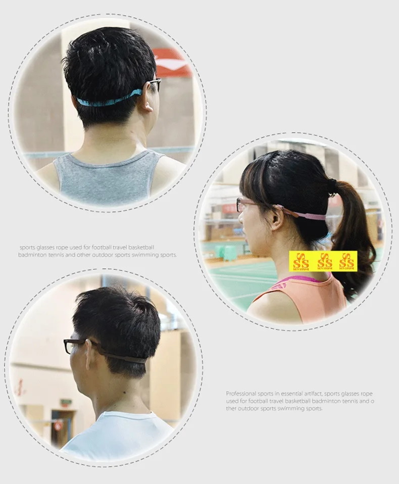 ПРОВОДКА ДЛЯ ОЧКОВ ИЗ ГИБКОГО СИЛИКОНА SUMONDY, КАЧЕСТВЕННАЯ И АНТИСКИДНАЯ, ДЛЯ ЗАЩИТЫ ОЧКОВ ОТ ПАДЕНИЙ, МОДЕЛЬ G115