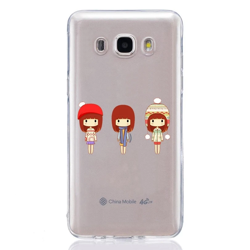 For Samsung Galaxy A3 A5 2016 2017 prime J1 J2 J3 J5 J7 TPU Colorful Soft Cartoon Cute Painted Desig Cover Case Fundas C322 |