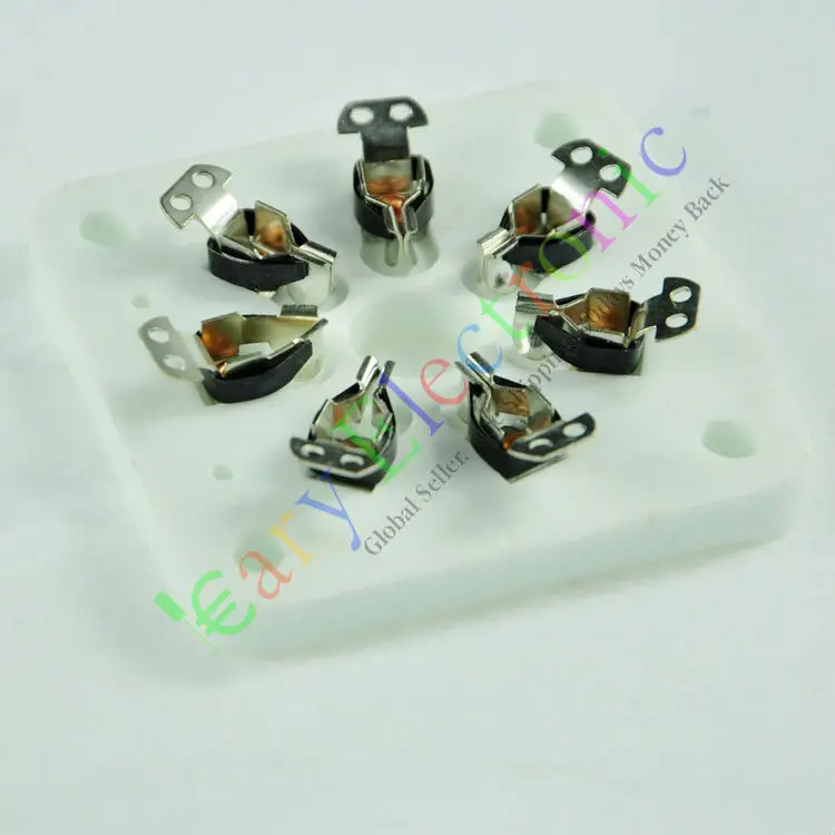 Оптовая и розничная продажа 10 шт. 7 контактов серебристая Керамическая вакуумная