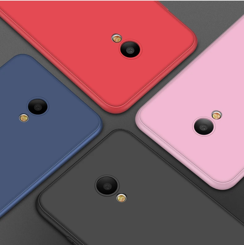 Мягкий матовый чехол карамельного цвета для Meizu M6S M6 Note M5S M5 meizu MX6 Pro 6 7 Plus