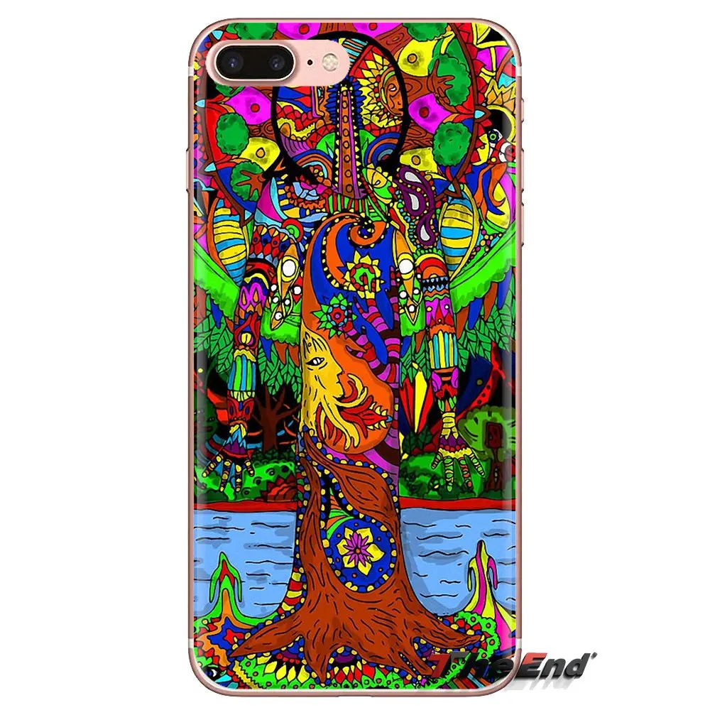 TPU Cover For HTC One U11 U12 X9 M7 M8 A9 M9 M10 E9 Plus Desire 630 530 626 628 816 820 830 drawing surreal colorful psychedelic |