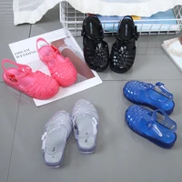 mini melissa original 11 rome girls sandals 2020 summer new baby shoes melissa rainbow sandals girls princess shoes non slip