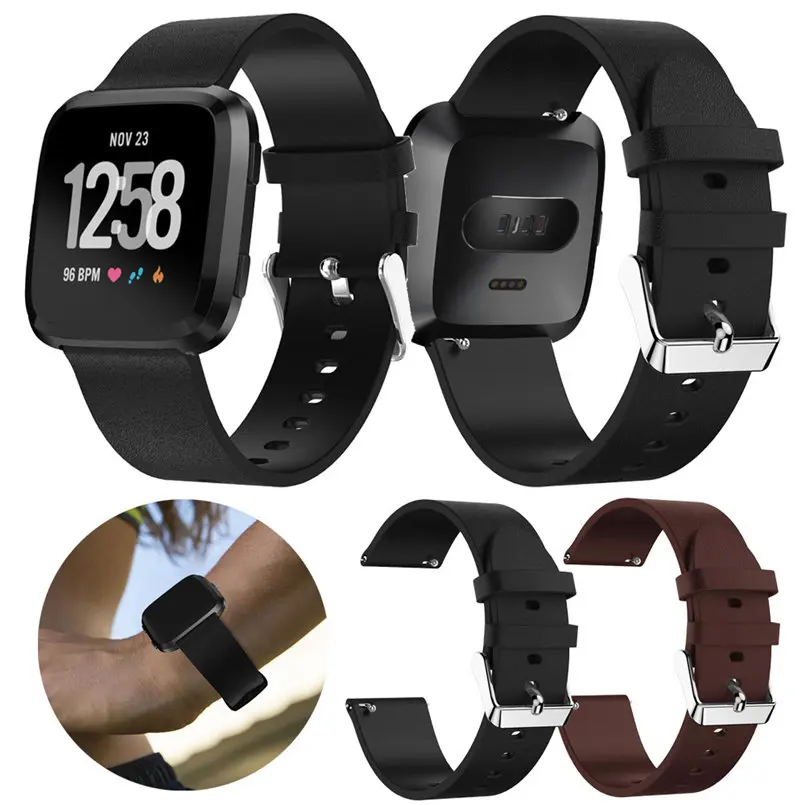 Сменный ремешок Ремешок кожаный Браслет для Fitbit Versa 3B24 | Электроника