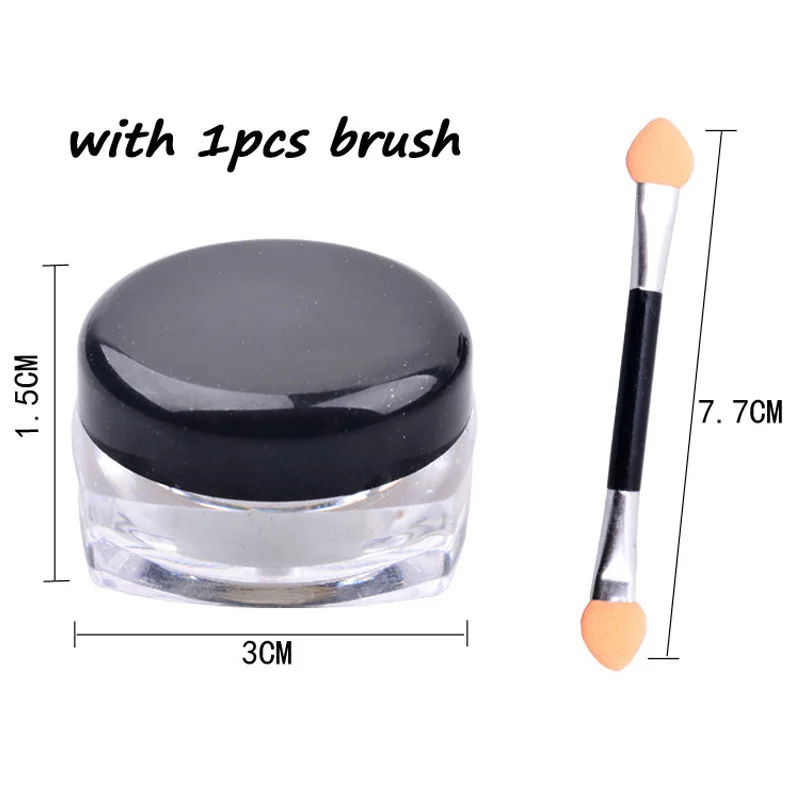 1 шт. Золотой и серебристый порошок с зеркальным эффектом для ногтей полировка