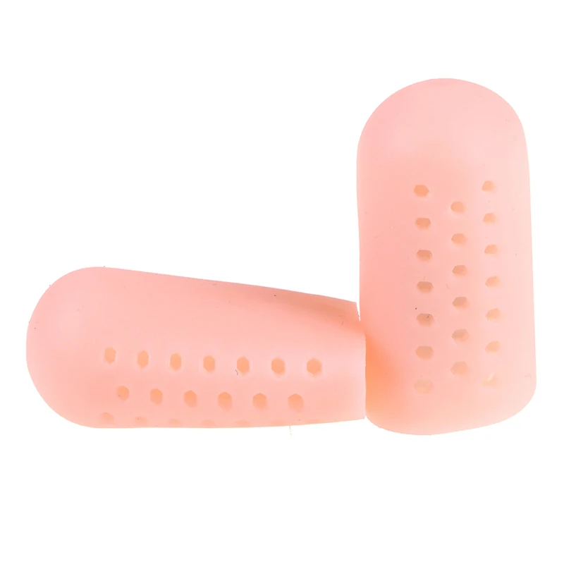 

1Pair Finger Gel Tube Insoles Toe Sleeve Gel Toe Cap Cover Protector for Corn Blisters Bunion Massager Pain Relief