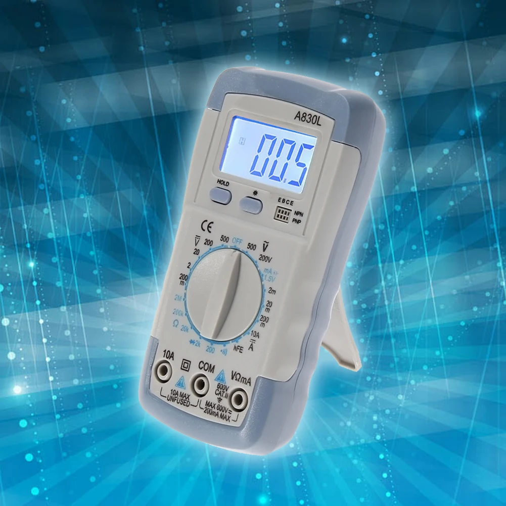 Мульти тестер DC Вольтметр F500mA/250 В ЖК дисплей Цифровой мультиметр