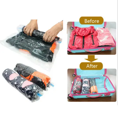 Вакуумные пакеты для хранения горячая раскатная вакуумная сумка одежды дорожный