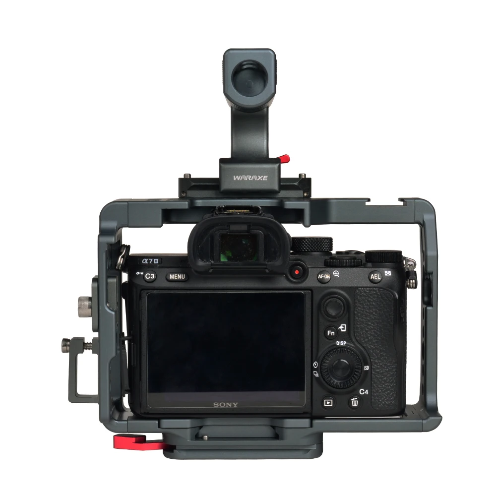 A7iii a7riii камера клетка комплект для Sony A7RIII/A7III клетка стабилизатор Ручка NATO двойные Шаровые Головки удлинитель комплект