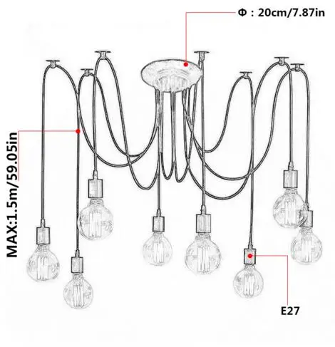 Американский Ретро креативный магазин одежды для гостиной ресторана длинная