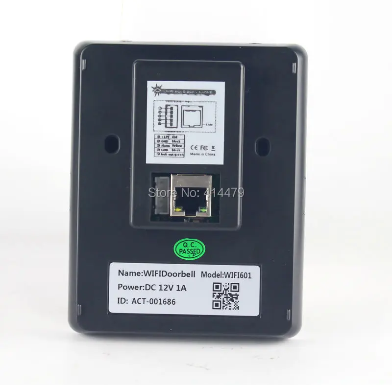 Беспроводной дверной звонок 720 P Wi-Fi ip-камера для внутренней сети поддержка записи