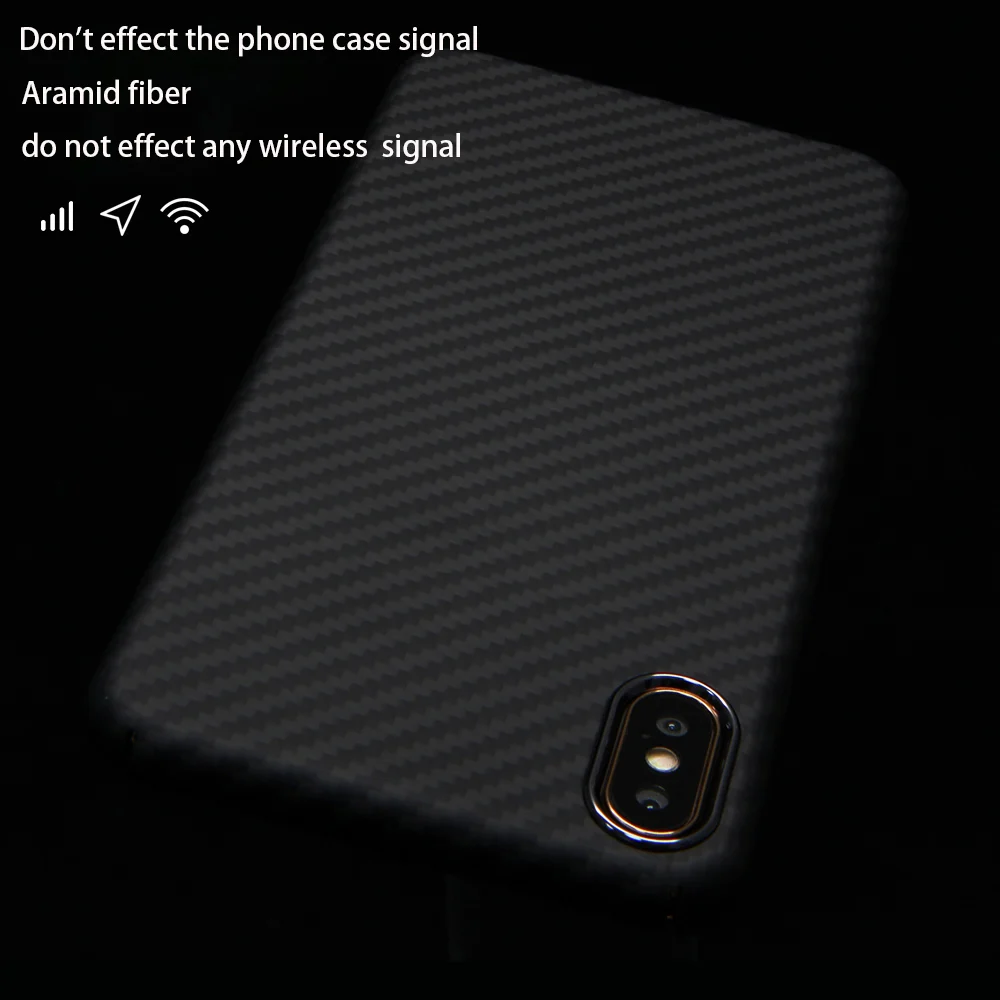 Роскошный мягкий чехол из арамидного волокна для iPhone X, чехол, задняя крышка из углеродного волокна, чехол для iPhone 10, матовый, 5,8 дюйма