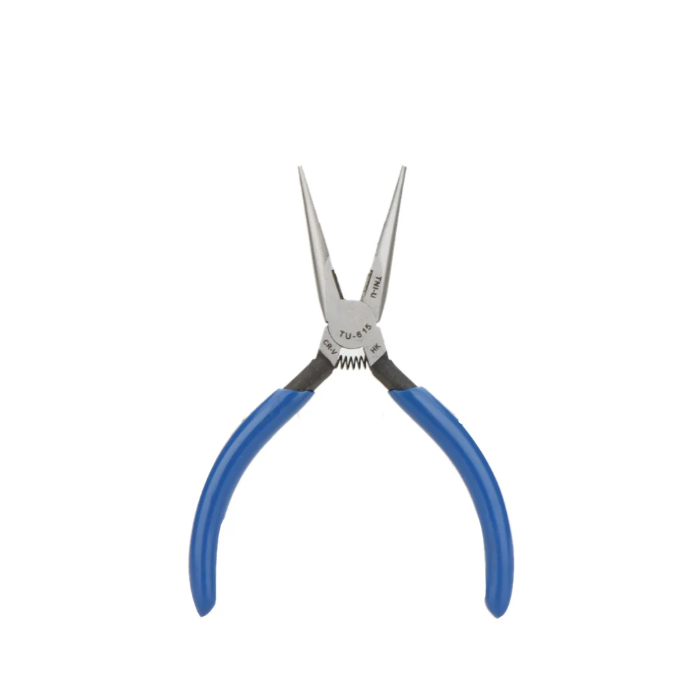 wholesale TU-615 5&quot Mini Durable Multi-purpose Long Nose Pliers Wire Cable Cutter Cutting Nipper Hand Tools Ferramentas M |