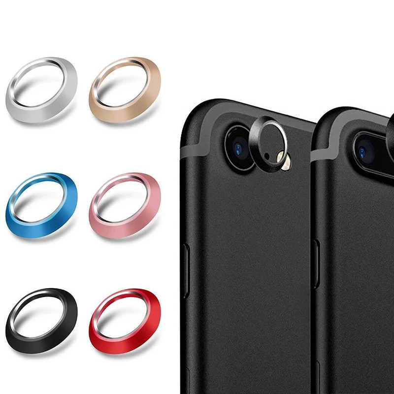 Защитная крышка для объектива мобильного телефона для iPhone X 7/8 Plus, защита для объективов камеры, бампер, кольцо для iPhone, задняя крышка для смартфона