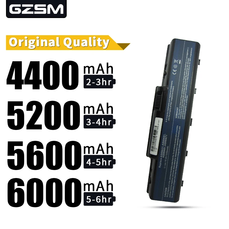 

Аккумулятор для ноутбука HSW 5200 мАч 6 ячеек для Acer EMACHINES E525 E627 E725 D525 D725 G620 G627 G725 E627-5019 AS09A31 AS09A41 AS09A51