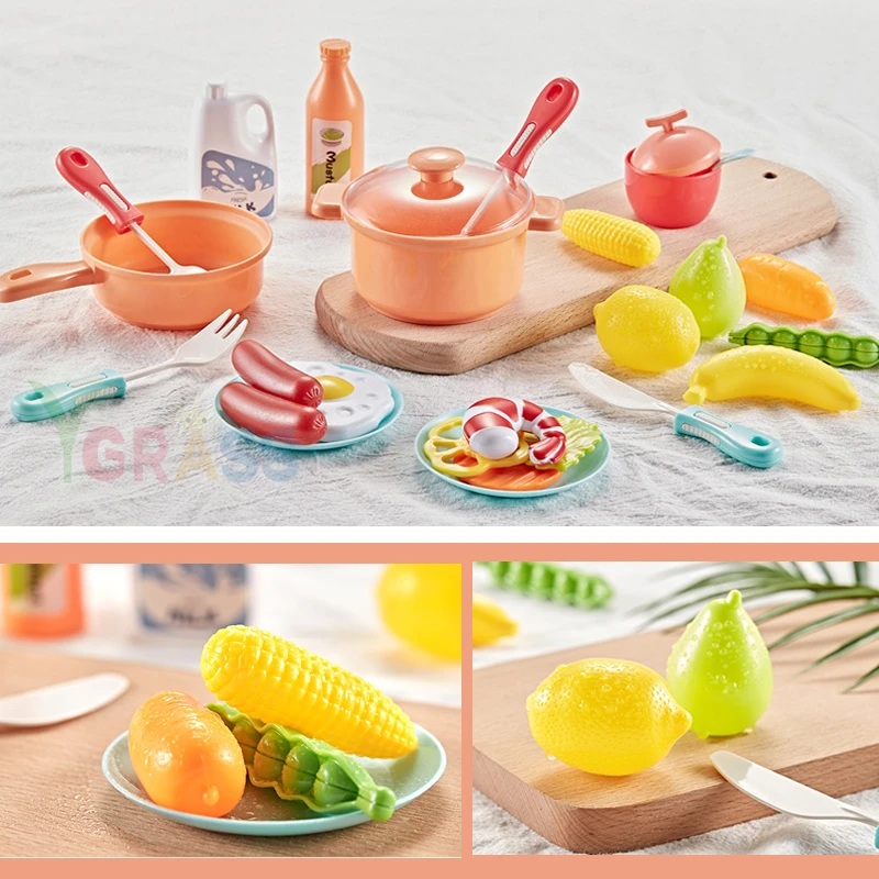 Детский кухонный набор фаст фуд игрушки для девочек ролевые игры игрушка