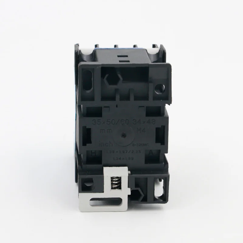 Фото CJX2-1210 0910 контактор переменного тока 12A 9A 3 фазы 3-полюсный без напряжения катушки 380В 220В 50Гц Din рейку установлен 3 P + 1NO нормальный открытый контактор №4